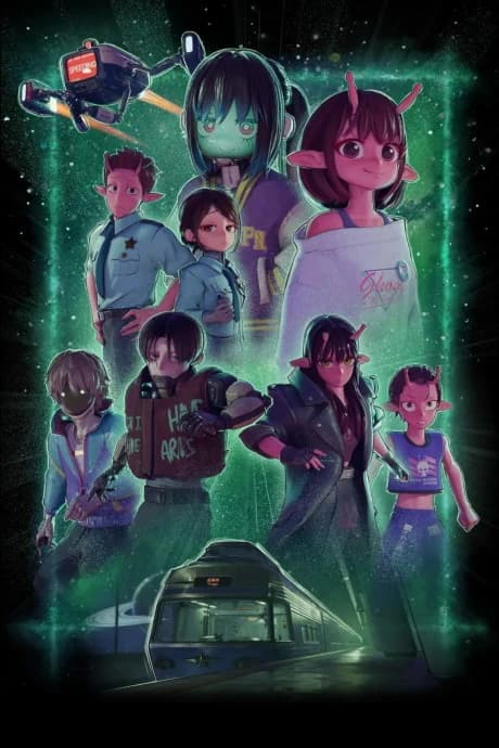Ginga Tokkyuu Milky Subway Movie Kakueki Teisha Gekijou Yuki kapak görseli