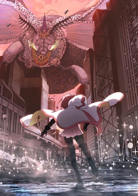Magia Record Mahou Shoujo Madoka Magica Gaiden Tv Final Season Asaki Yume No Akatsuki kapak görseli