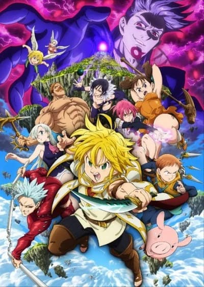 Nanatsu No Taizai Movie Tenkuu No Torawarebito kapak görseli