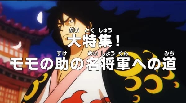 One Piece Dai Tokushuu Momonosuke No Mei Shogun E No Michi kapak görseli