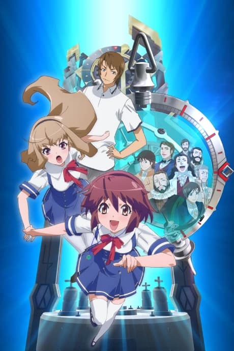 Time Travel Shoujo Mari Waka To 8 Nin No Kagakusha Tachi kapak görseli
